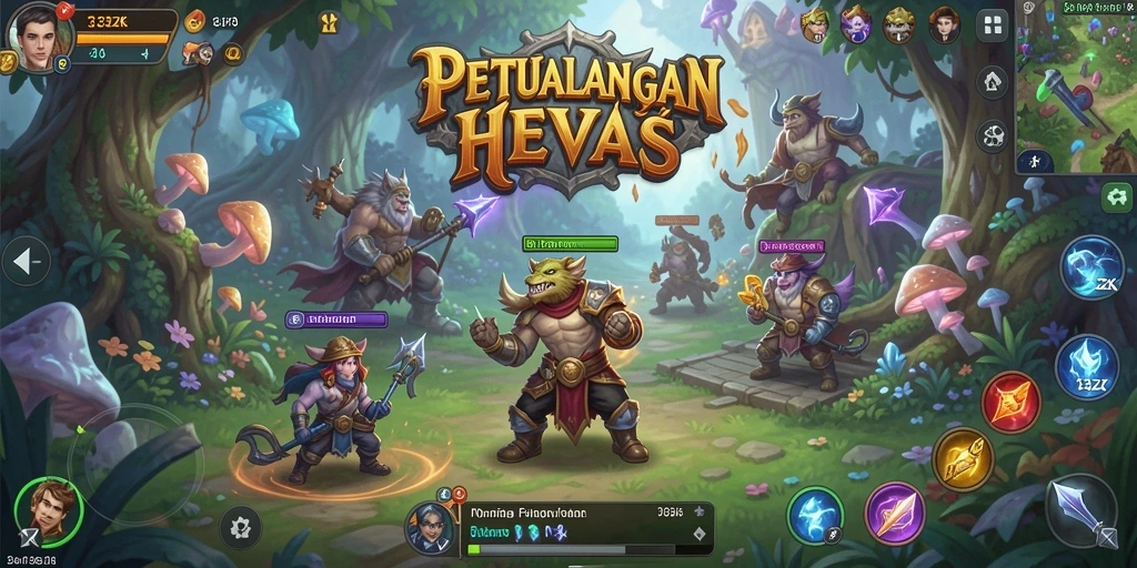 Gameplay seru di dunia fantasi 33ZK yang menawan.