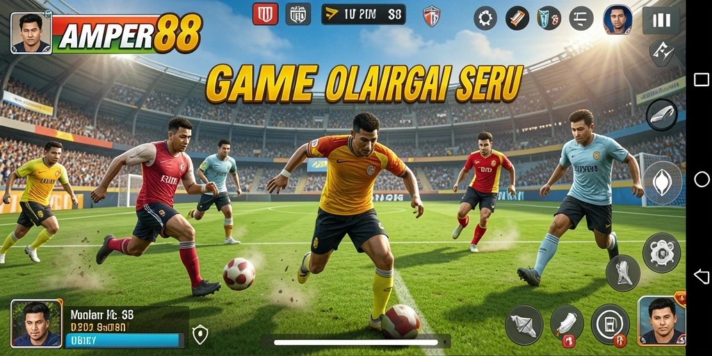Tampilan gameplay AMPER88 yang mendebarkan dan kompetitif.