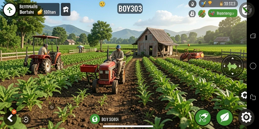 Gameplay menarik di BOY303 dengan kebun yang luas dan beragam tanaman.